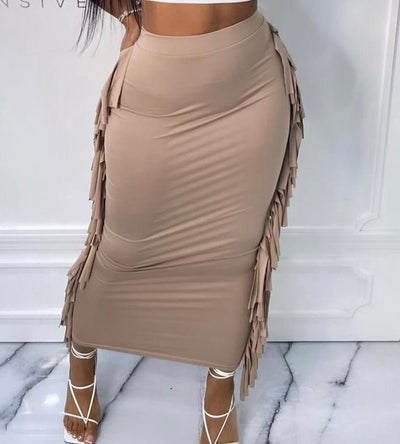 "Tassel Skirt" Bottom - Luxxe One